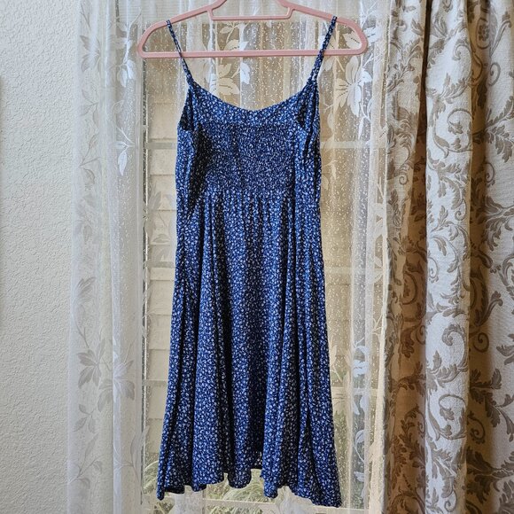 Old Navy Blue Floral A-Line Cami Sundress Dress SP - Picture 3 of 14